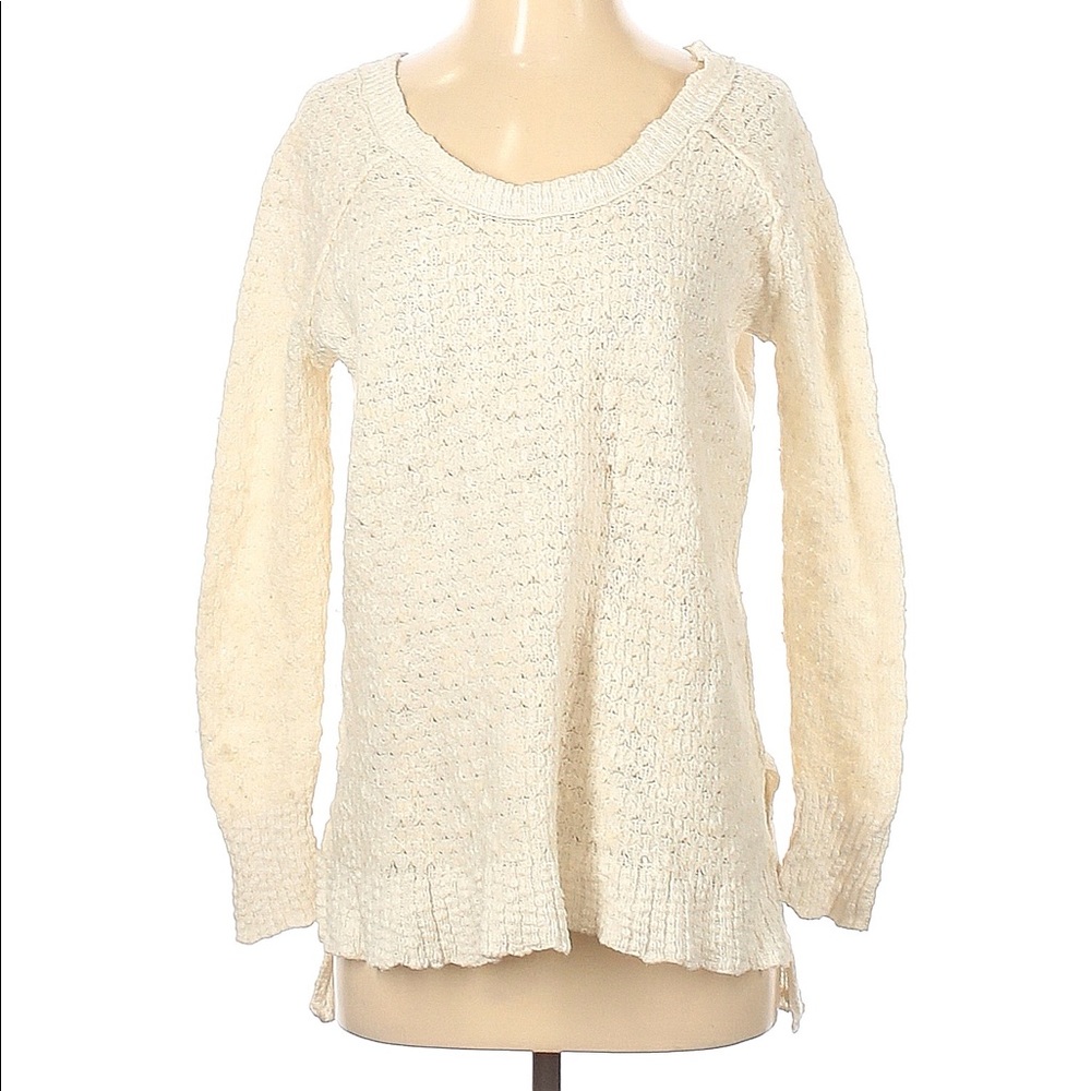 Cream Free People Sweater